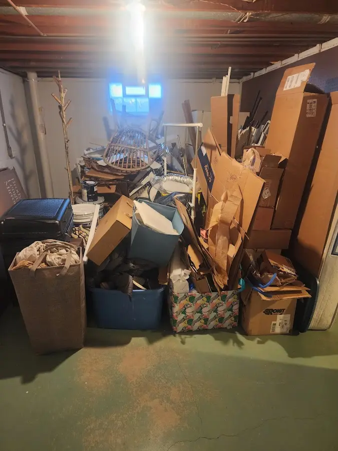 Roll-off dumpster container at job site for 8 Yard Dumpster Rental in Mount Shasta